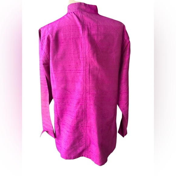 Ala 100% Silk Button Down Blazer - Picture 4 of 5